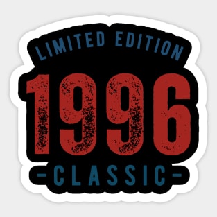 Limited Edition Classic 1996 Sticker